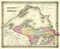 Michigan Upper Peninsula - 1855 Poster Print by Colton Colton # MIZZ0002
